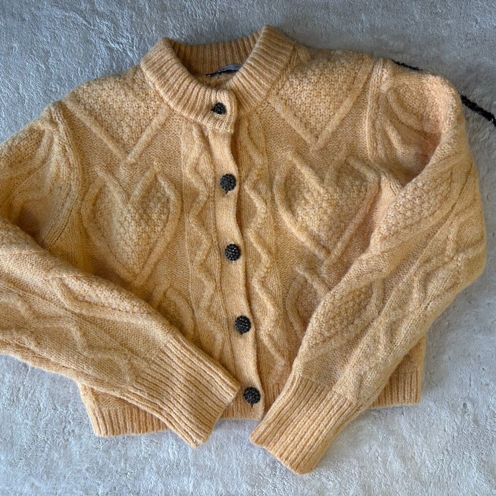 Zara Cardigan with Rhinestone Buttons - Picture 4 of 7